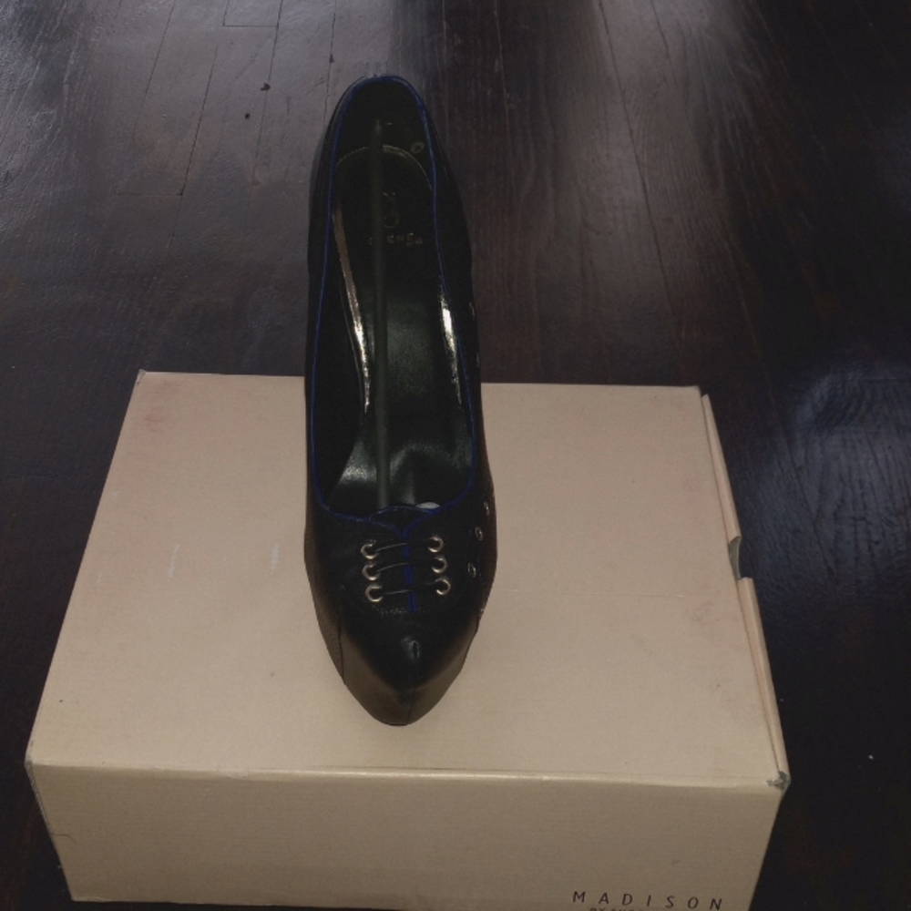 Leather heels